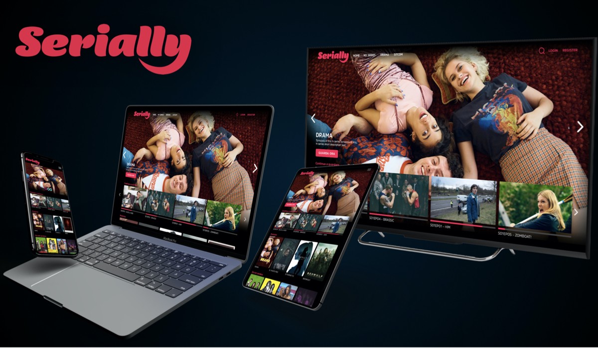 Serially, la prima piattaforma italiana totalmente dedicata a serie tv inedite visibili in streaming. Credits: Serially