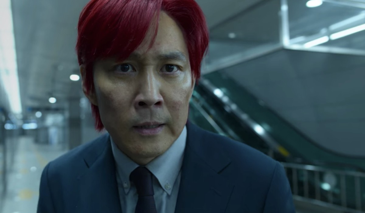 I capelli rossi di Gi-hun nell'ultimo episodio di Squid Game. Credits: Fotogramma/Netflix.