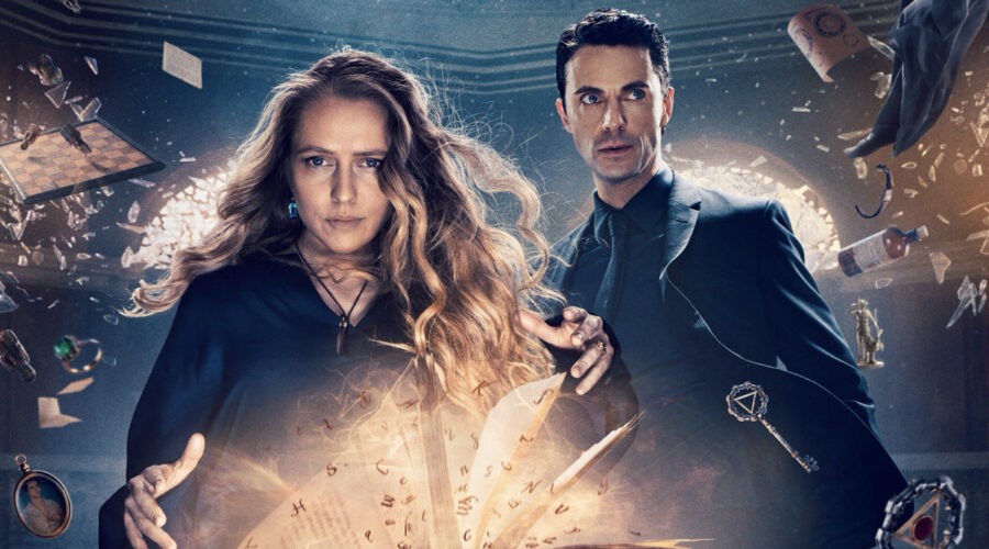 Teresa Palmer e Matthew Goode nella key art di “A Discovery of Witches 3”. Credits: Sky Italia.
