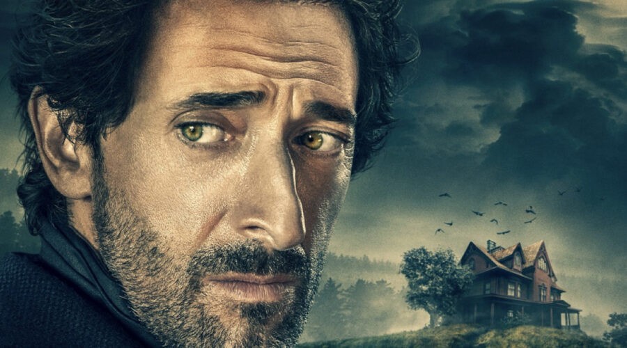 Adrien Brody nel poster di “Chapelwaite”. Credits: TimVision/Epix Studios.
