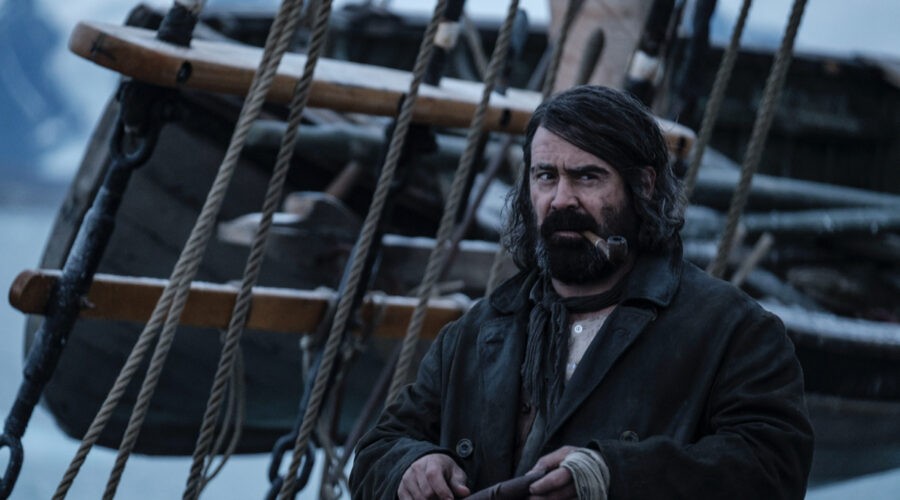 Colin Farrell (Henry Rax)in Una Scena Di The North Water Credits Timvision