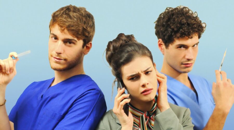 Federico Cesari, Neva Leoni E Giancarlo Commare In Ritoccati. Credits: Netflix