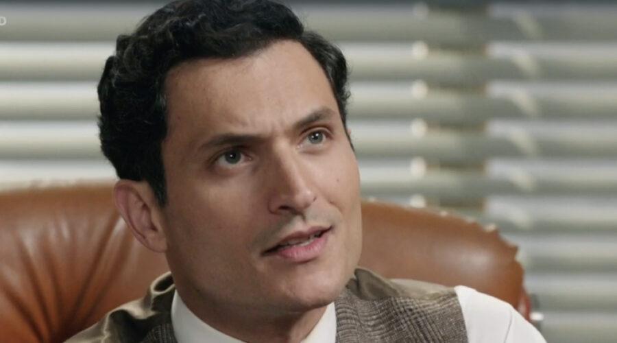 Alessandro Tersigni (Vittorio Conti) in una scena della puntata 38 de 