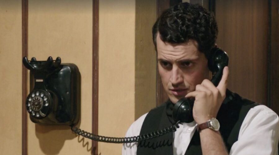 Emanuel Caserio (Salvatore Amato) in una scena della puntata 39 de