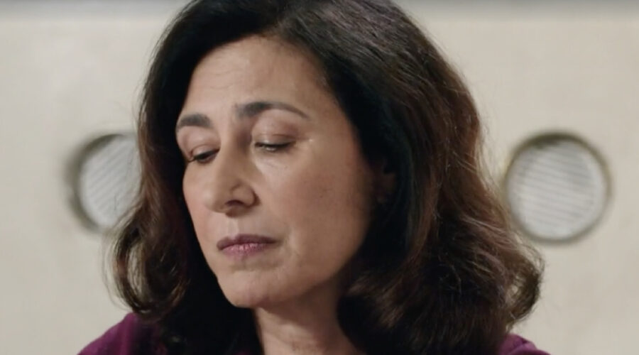 Antonella Attili (Agnese Amato) in una scena della puntata 37 de 