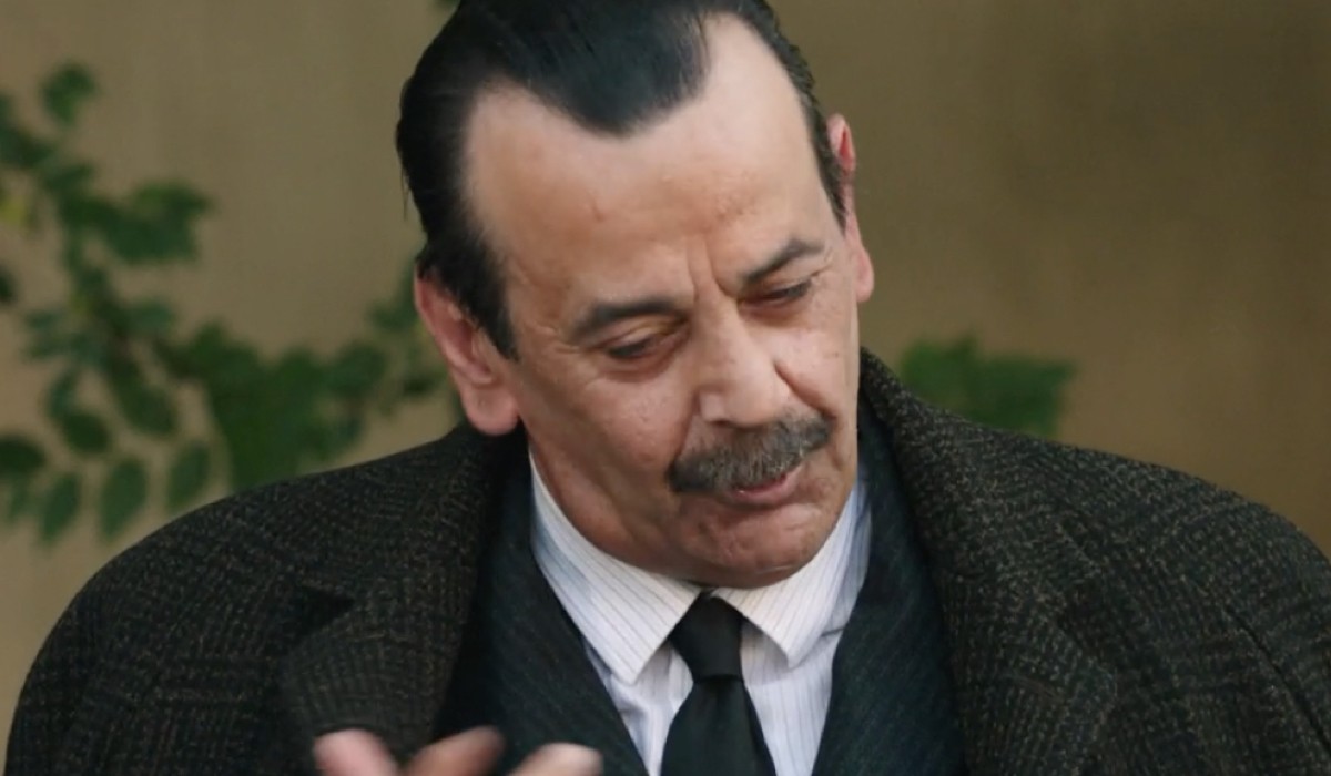 Nicola Rignanese (Giuseppe Amato) in una scena della puntata 37 de 