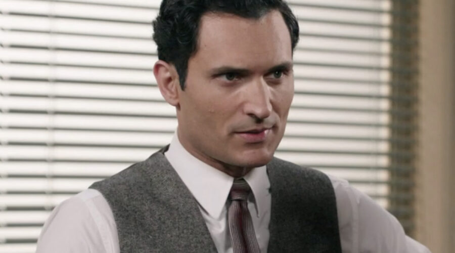 Alessandro Tersigni (Vittorio Conti) in una scena della puntata 37 de 