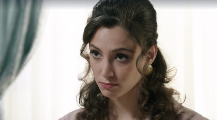 Lucrezia Massari (Flora Gentile Ravasi) in una scena della puntata 40 de 