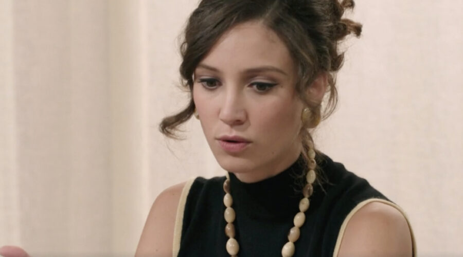 Lucrezia Massari (Flora Gentile Ravasi) in una scena della puntata 41 de 