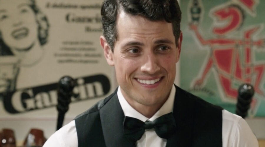 Emanuel Caserio (Salvatore Amato) in una scena della puntata 45 de