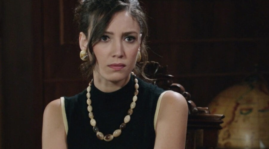 Lucrezia Massari (Flora Gentile Ravasi) in una scena della puntata 46 de