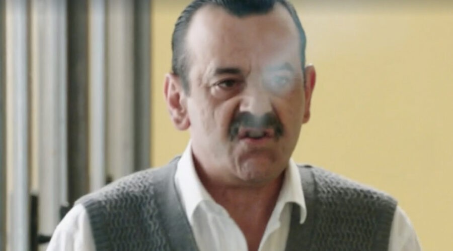 Nicola Rignanese (Giuseppe Amato) in una scena della puntata 47 de