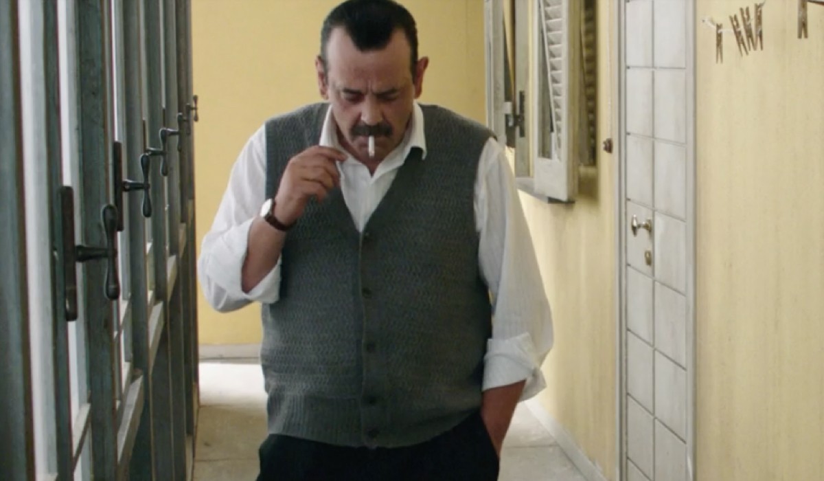 Nicola Rignanese (Giuseppe Amato) in una scena della puntata 47 de