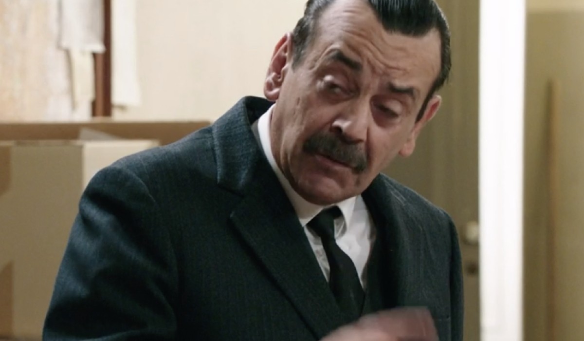 Nicola Rignanese (Giuseppe Amato) in una scena della puntata 50 de