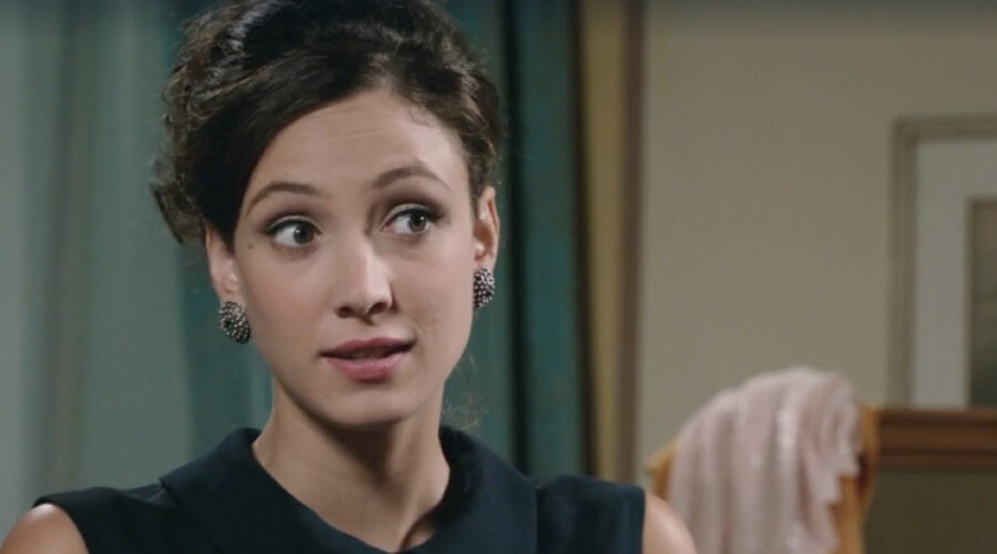 Lucrezia Massari (Flora Gentile Ravasi) in una scena della puntata 51 de 