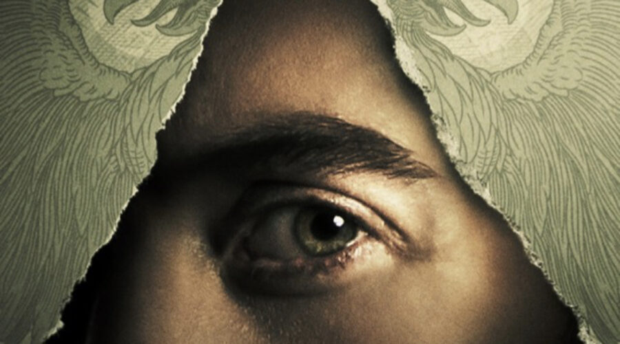 Il Simbolo Perduto, Ashley Zukerman nella key art de “Dan Brown - Il Simbolo Perduto”. Credits: Sky Italia.