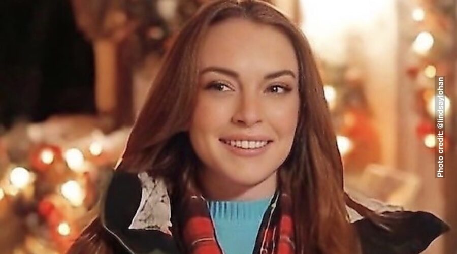 Lindsay Lohan Nel Nuovo Film Di Natale. Credits: Instagram Via @lindsaylohan