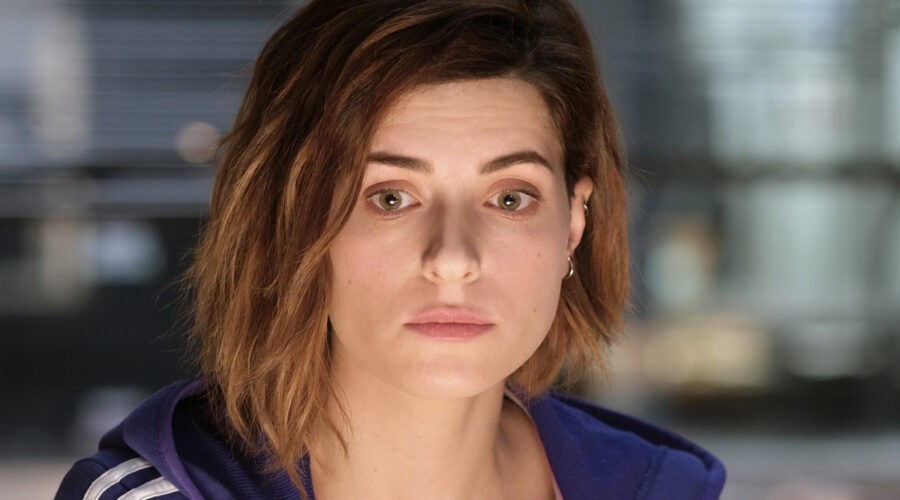 Maria Chiara Giannetta (Blanca) in una scena della fiction