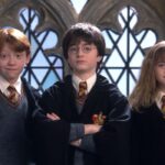 Rupert Grint (Ron), Daniel Radcliffe (Harry) E Emma Watson (Hermione) In Harry Potter E La Pietra Filosofale. Credits: Warner Bros Entertainment Italia