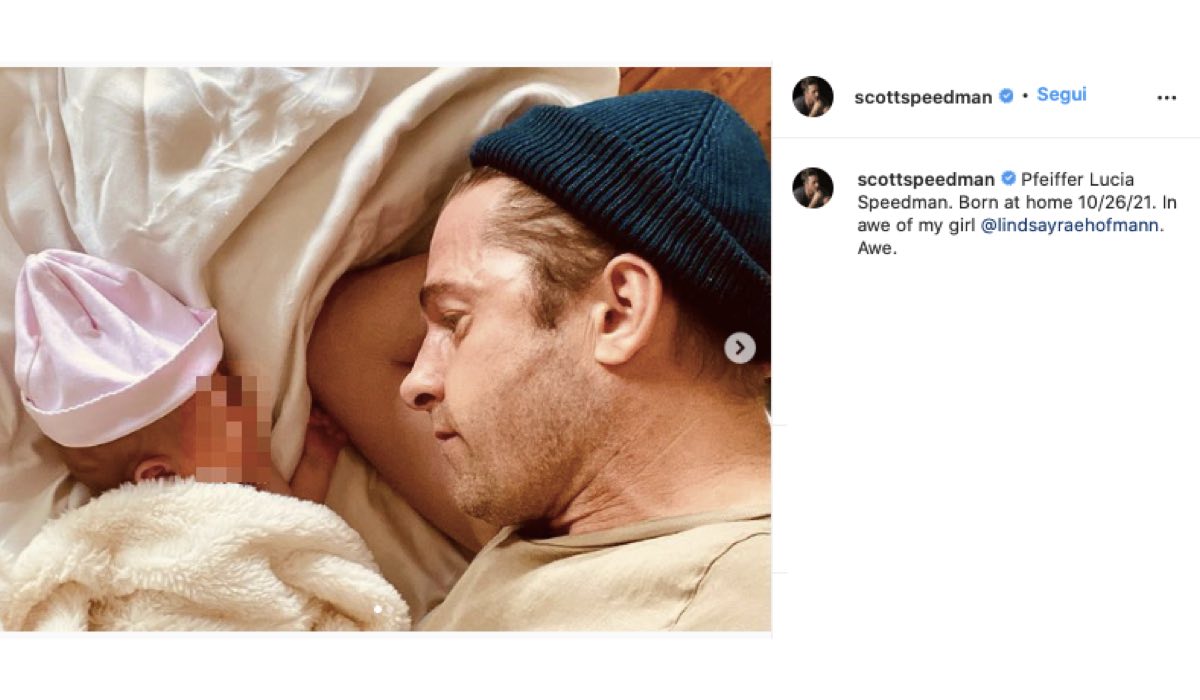 Scott Speedman È Diventato Papà. Credits: Instagram Via @scottspeedman