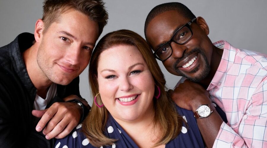 This Is Us (da sinistra): Justin Hartley (Kevin), Chrissy Metz (Kate), Sterling K. Brown (Randall). Credits: Fox Italia