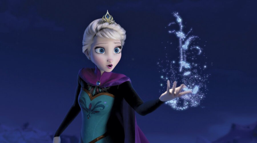 Elsa in una scena di