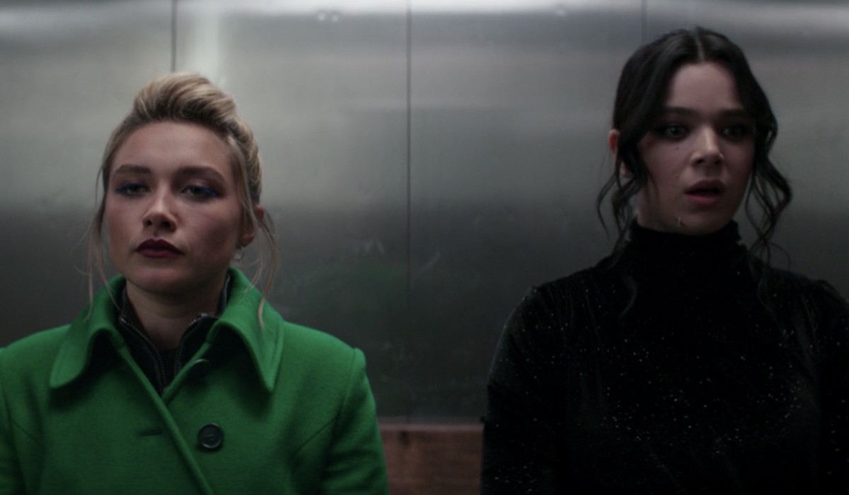 Florence Pugh E Hailee Steinfeld In Una Scena Della Puntata Finale Di Hawkeye Credits Disney +