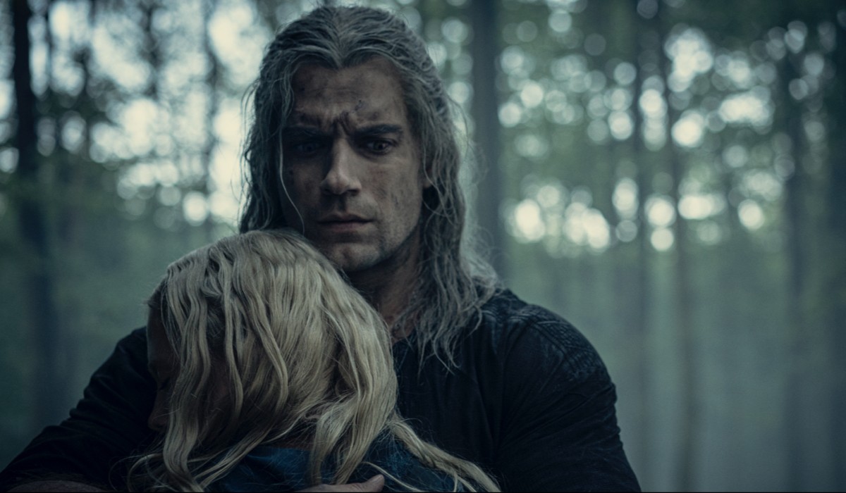 Henry Cavill E Freya Allan In Una Scena Della Seconda Stagione Di The Witcher Credits- Jay Maidment Netflix