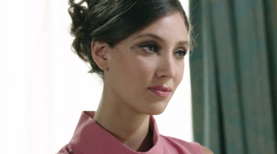 Lucrezia Massari (Flora Gentile Ravasi) in una scena della puntata 59 de 