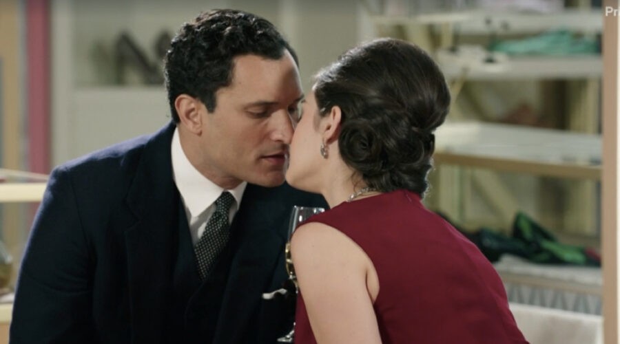 Alessandro Tersigni (Vittorio Conti) e Neva Leoni (Tina Amato) in una scena della puntata 59 de 