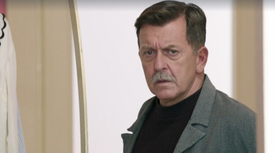 Pietro Genuardi (Armando Ferraris) in una scena della puntata 64 de 