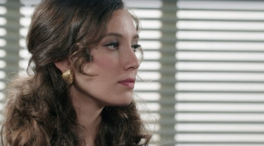 Lucrezia Massari (Flora Gentile Ravasi) in una scena della puntata 64 de 