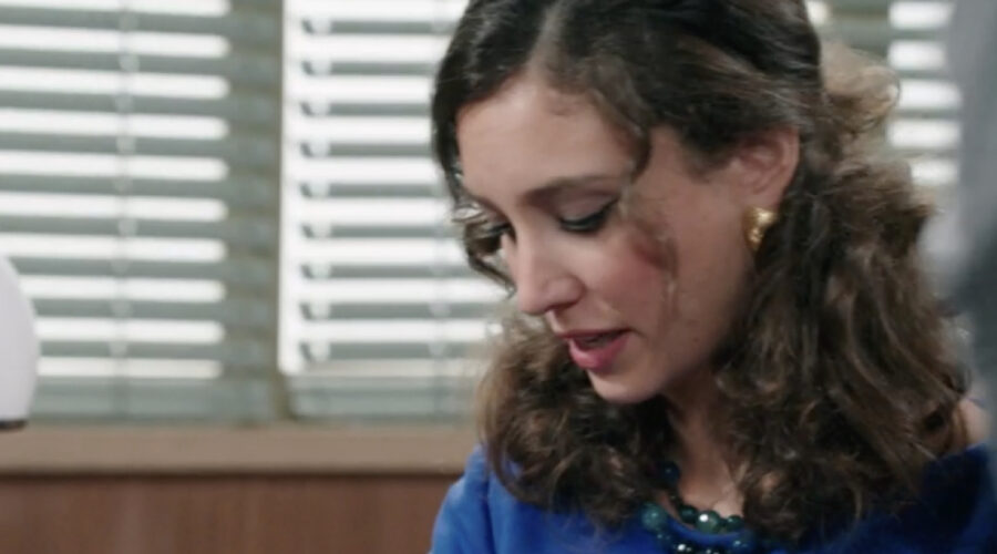 Lucrezia Massari (Flora Gentile Ravasi) in una scena della puntata 64 de 