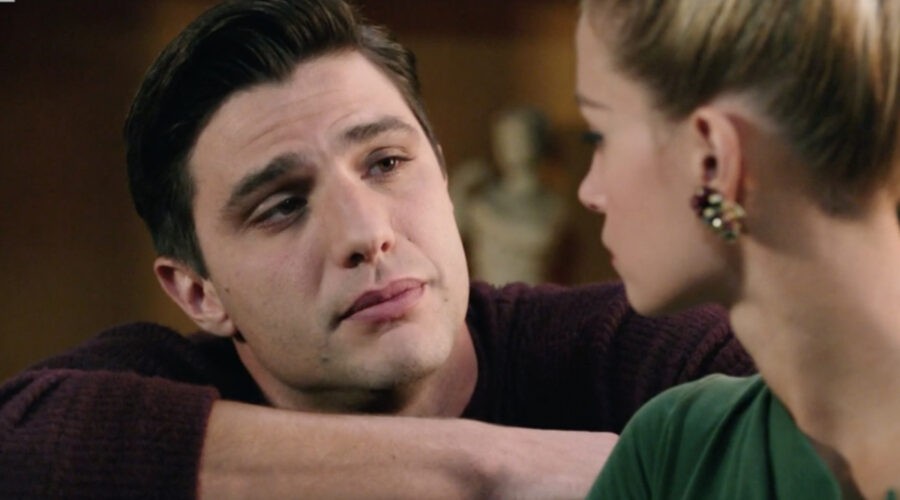 Pietro Masotti (Marcello Barbieri) e Ludovica Brancia di Montalto (Giulia Arena) in una scena della puntata 75 de