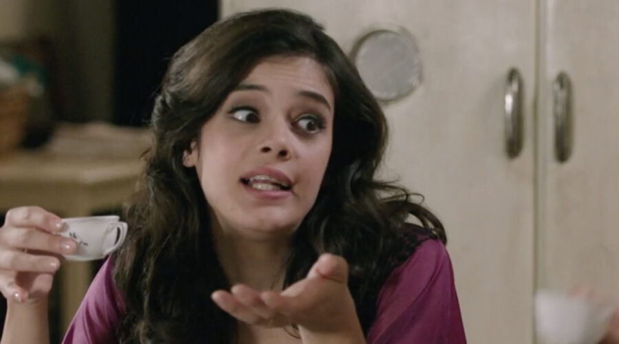 Neva Leoni (Tina Amato) in una scena della puntata 75 de