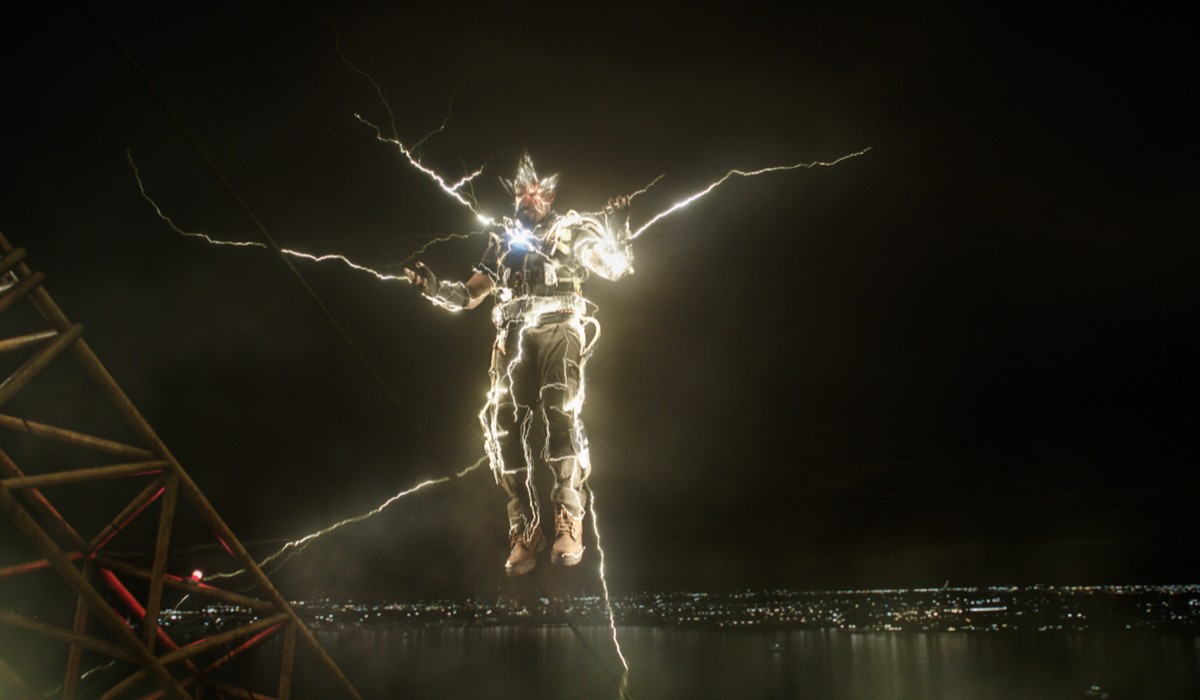 Jamie Foxx (Electro) In Una Scena Di Spider-man No Way Home Credits Marvel Sony