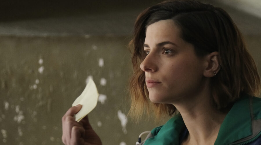 Maria Chiara Giannetta (Blanca) in una scena della fiction