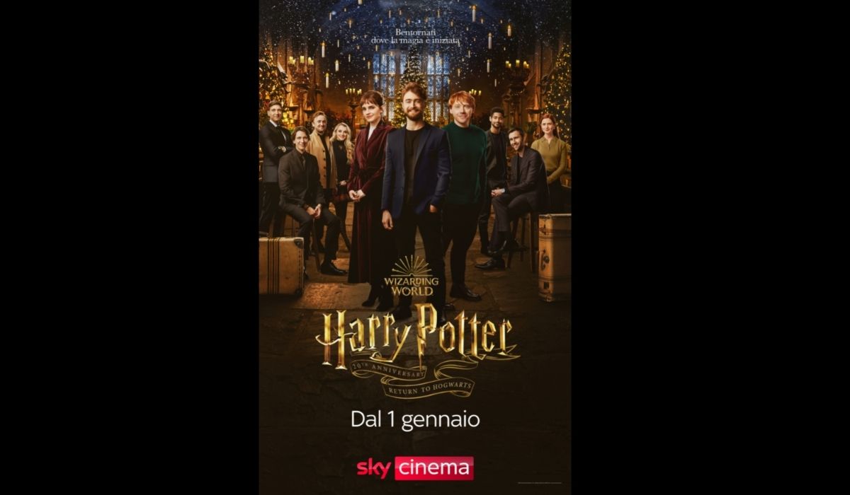Poster Di Harry Potter Reunion 2022 Credits: Sky Italia