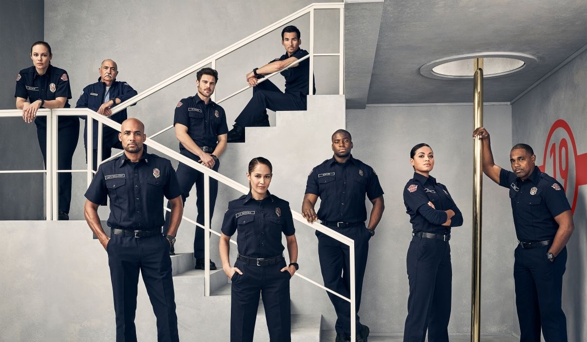 Station 19: the cast of the fifth season.  Credits: Disney+