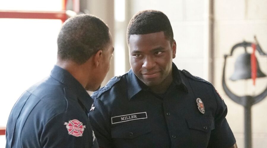 Station 19: Okieriete Onaodowan nel ruolo di Dean Miller. Credits: Disney+