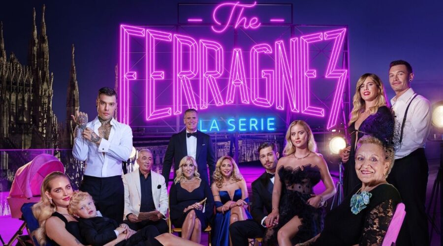 The Ferragnez: la famiglia Ferragni Lucia al completo. Credits: Amazon Prime Video