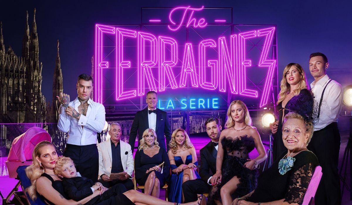 The Ferragnez: la famiglia Ferragni Lucia al completo. Credits: Amazon Prime Video