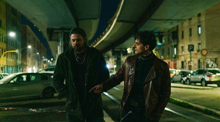 Edoardo Pesce e Antonio Bannò in una scena di Christian. Credits: Matteo Graia/Sky.