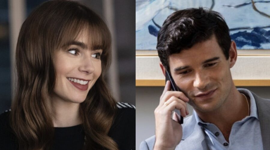 Da Sinistra Llily Collins E Paul Forman In Emily In Paris Credits Netflix