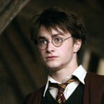 Daniel Radcliffe (Harry Potter) in una scena del terzo film della saga: 