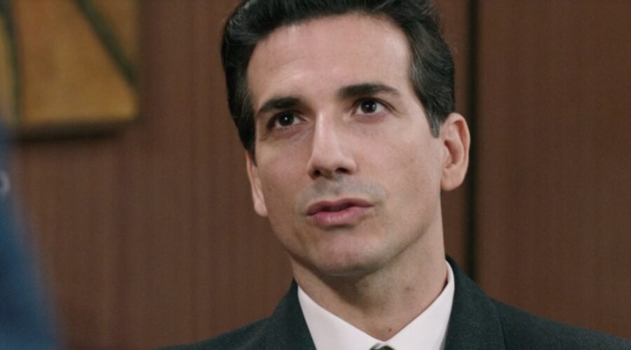 Luca Bastianello (Dante Romagnoli) in una scena della puntata 86 de