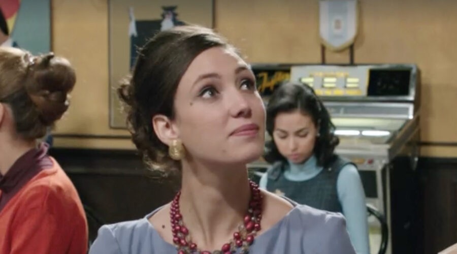 Lucrezia Massari (Flora Gentile Ravasi) in una scena della puntata 88 de