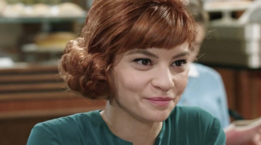 Gaia Bavaro (Gemma Zanatta) in una scena nella puntata 95 de 