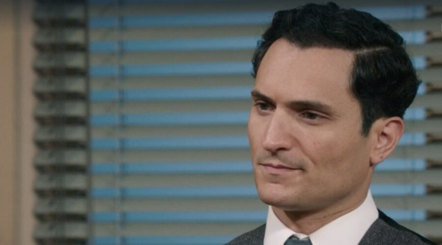 Alessandro Tersigni (Vittorio Conti) in una scena della puntata 96 de 