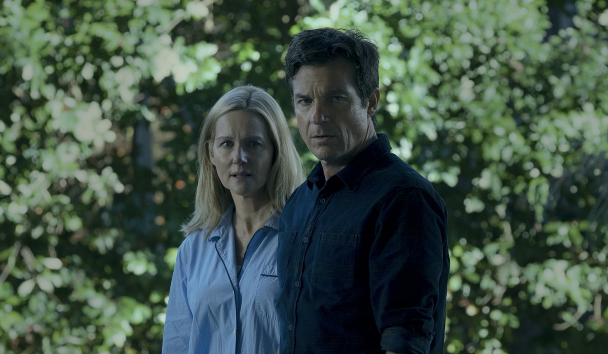 Da sinistra: Laura Linney (Wendy Byrde) e Jason Bateman (Martin 'Marty' Byrde) in “Ozark”. Credits: Steve Dietl/Netflix.
